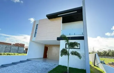 Belíssima casa duplex no condomínio villaredo barra – pé na areia com estrutura de resort!