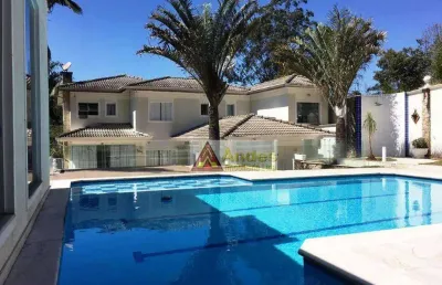Condomínio suíça da cantareira suntuosa mansão 3 suítes 7 vagas  à venda, 380 m² por r$ 2.600.000 - residencial suíça da cantareira - mairiporã/sp