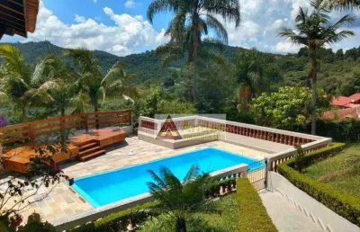 Condomínio cerros verdes belíssima casa de campo reformada 3 dorms 8 vgs à venda, 750 m² por r$ 1.900.000 - serra da cantareira - mairiporã/sp