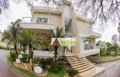 Condominio fechado belíssimo sobrado 4 amplas suítes 8 vagas à venda, 719 m² por r$ 5.600.000,00 - vila irmãos arnoni - são paulo/sp