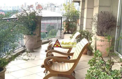 Vista espetacular ibirapuera alto padrão 4 dormitórios 3 suítes 6 vagas à venda, 384 m² por r$ 15.000.000 - paraíso - são paulo/sp