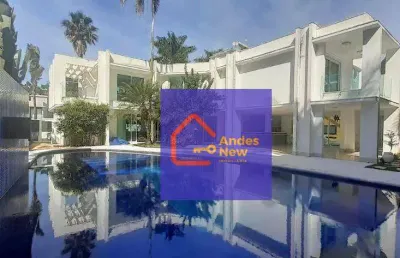 Mansão belíssima aceita permuta coml  6 suítes  à venda, 1191 m² por r$ 16.000.000,00 - riviera de são lourenço - bertioga/sp