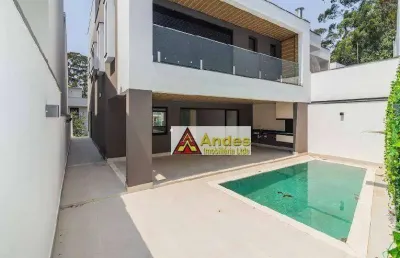 Condomínio fechado gafisa sobrado novo rua fechada piscina 4 amplas suítes 8 vagas  à venda, 600 m² por r$ 5.200.000 aceita permuta!!- tremembé /sp