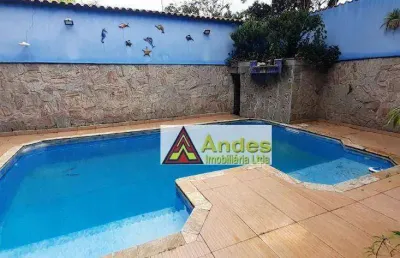 Amplo sobrado  2 dormitórios 1 suíte 3 vagas piscina espaço gourmet sótão energisolar   à venda, 300 m² por r$ 1.500.000 - pedra branca - são paulo/sp