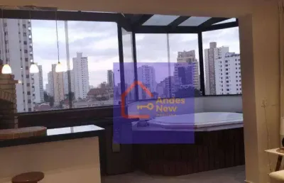 Cobertura, 228 m² - venda por r$ 1.800.000,00 ou aluguel por r$ 14.820,00/mês - santana - são paulo/sp