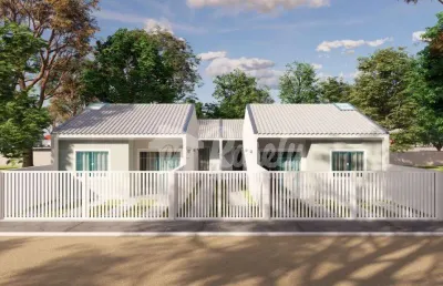 Casa com 2 dormitórios à venda, suite,  balneário canoas, pontal do parana - pr
