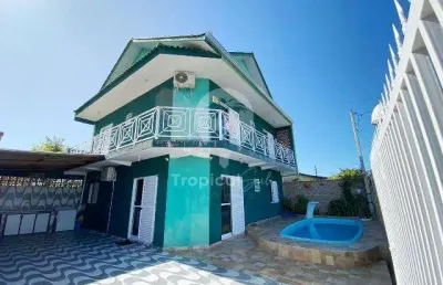 Sobrado com 3 dormitórios à venda, ipanema, pontal do parana - pr