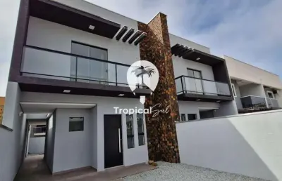Sobrado à venda, faixa mar balneário praia de leste, pontal do parana - pr