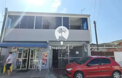 Sobrado com sala comercial à venda, mangue seco, matinhos - pr