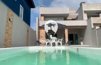Sobrado faixa mar  à venda balneário atami sul, pontal do parana - pr