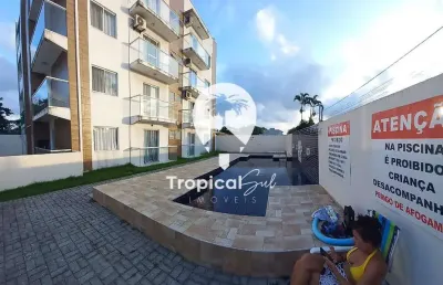 Apartamento com 1 dormitório à venda, leblon, pontal do parana - pr