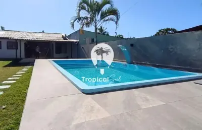Casa com 3 dormitórios para locação temporada, shangri-lá, pontal do parana - pr