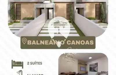 Casa com 2 dormitórios à venda, canoas, pontal do parana - pr
