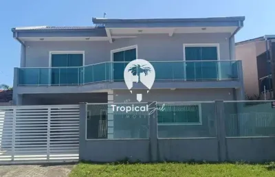 Sobrado à venda faixa mar, balneario shangri-lá, pontal do parana - pr
