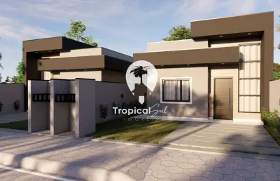 Casa com 03 dormitórios à venda, canoas, pontal do parana - pr
