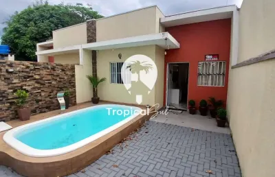 Casa com 2 dorm. para locação temporada, shangri-lá, pontal do parana -pr