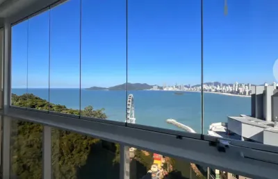 Vista mar eterna em balneário camboriú — 4 suítes decoradas + lazer de resort
