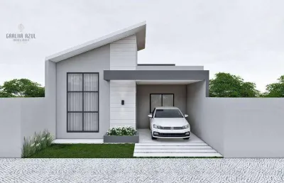 Casa com 3 dormitórios sendo 1 suíte à venda, 92 m² por r$ 495.000 - condomínio vista do vale boqueirão - guarapuava/pr