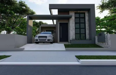 Casa à venda, 84 m² por r$ 487.000 - boqueirão - guarapuava/pr