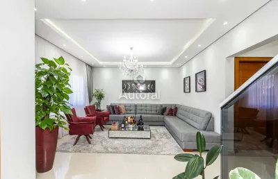 Casa com 5 quartos à venda na rua delício dal'pra, 250, atuba, curitiba, 305 m2 por r$ 1.595.000