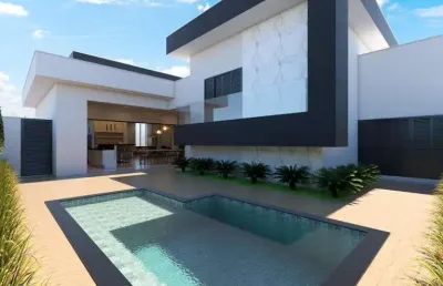 Casa em condomínio para venda em presidente prudente, condominio residencial tambore prudente, 4 dormitórios, 4 suítes, 6 banheiros, 2 vagas