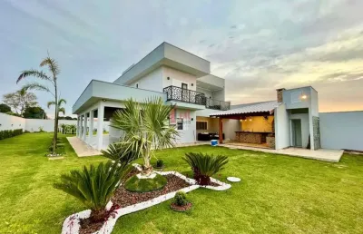 Casa para venda em presidente epitácio, village lagoinha, 2 dormitórios, 2 suítes, 2 banheiros, 6 vagas
