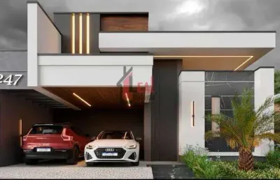 Casa em condomínio para venda em álvares machado, condominio residencial portinari ll, 3 dormitórios, 3 suítes, 4 banheiros, 2 vagas