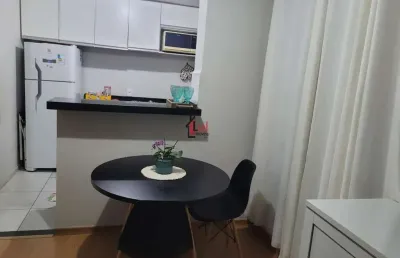 Apartamento para venda em presidente prudente, edifício residencial príncipe de malta, 2 dormitórios, 1 banheiro, 1 vaga