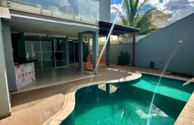 Casa em condomínio para locação em presidente prudente, parque res. damha, 4 dormitórios, 4 suítes, 6 banheiros, 2 vagas