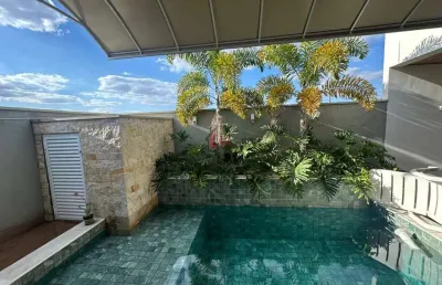 Casa em condomínio para locação em presidente prudente, condominio residencial damha lll, 4 dormitórios, 4 suítes, 6 banheiros, 2 vagas