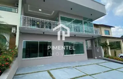 Casa duplex no residencial tapajós com 04 suítes e hidromassagem