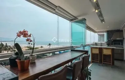 Lindo apartamento 3 dormitórios de frente para a praia à venda em bertioga/sp