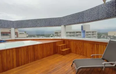 Cobertura com vista para o mar em riviera de são lourenço!