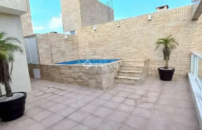 Cobertura duplex com linda vista para o mar em bertioga!
