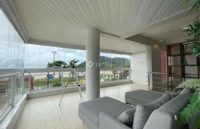 Apartamento garden frente ao mar à venda 3 dorm, 3 wc, 3 vagas  em bertioga/sp