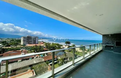 Apartamento com vista para o mar à venda, 3 dorm, 3 wc, 2 vagas em bertioga/sp