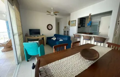 Apartamento a 50 metros da praia à venda 3 dorm, 3 wc, 2 vagas em bertioga/sp