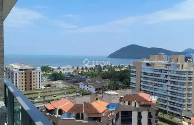 Apartamento locação anual 2 dorm. com vista para o mar e serra em bertioga/sp