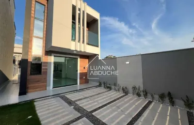 Casa em itaipuaçu à venda, belíssima, com 3 dormitórios, 94 m² por r$ 535.000 - jardim atlântico leste  - maricá/rj