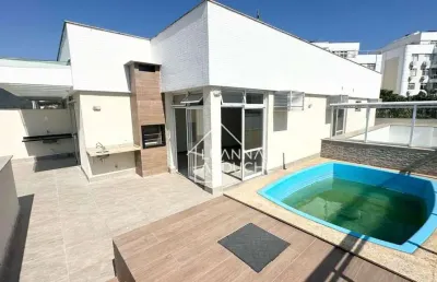 Cobertura com 3 dormitórios à venda, 170 m² por r$ 1.100.000,00 - itaipu - niterói/rj