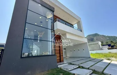 Casa com 3 dormitórios à venda, 191 m² por r$ 980.000,00 - cajueiros (itaipuaçu) - maricá/rj