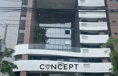 Apartamento novo mobiliado 2 dorm. sendo 1 suíte, são francisco - curitiba pr
