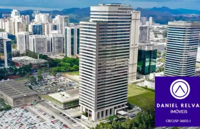 Conjunto comercial para venda, com renda, edificio evolution, alphaville