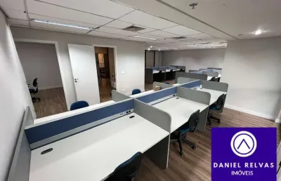 Conjunto  comercial mobiliado para  locação em alphaville