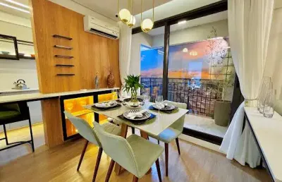 Apartamento para venda em canoas, centro, 2 dormitórios, 1 suíte, 2 banheiros, 1 vaga