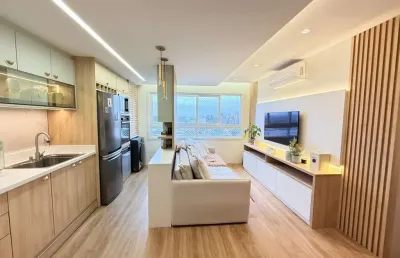 Apartamento para venda em canoas, centro, 2 dormitórios, 1 banheiro, 1 vaga