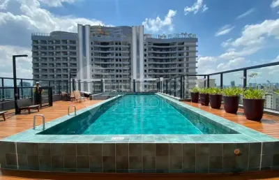 Studio com 25m² mobiliado para venda - brooklin /sp!