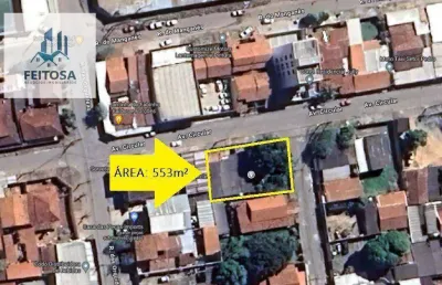 Área à venda, 553 m² por r$ 500.000,00 - parque oeste industrial - goiânia/go