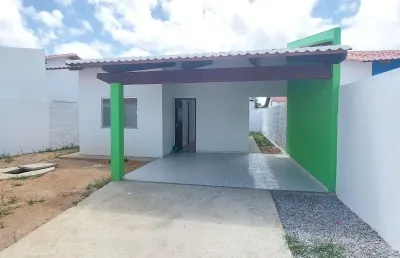 Venda de casa macaíba, 56m² com 2/4, terreno 200m² – macaíba/rn