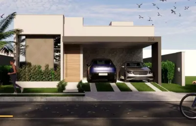 Venda de casa térrea 200m², 3 suítes duas com varanda – yby natureza- p. nações/rn